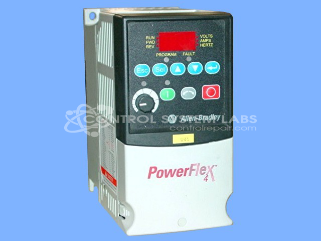Powerflex 4 230VAC 3 Phase 1 HP Drive Panel Mount IP20 Fixed Keypad