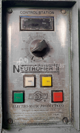 Neutrofier II Electromagnetic Chuck Control Station