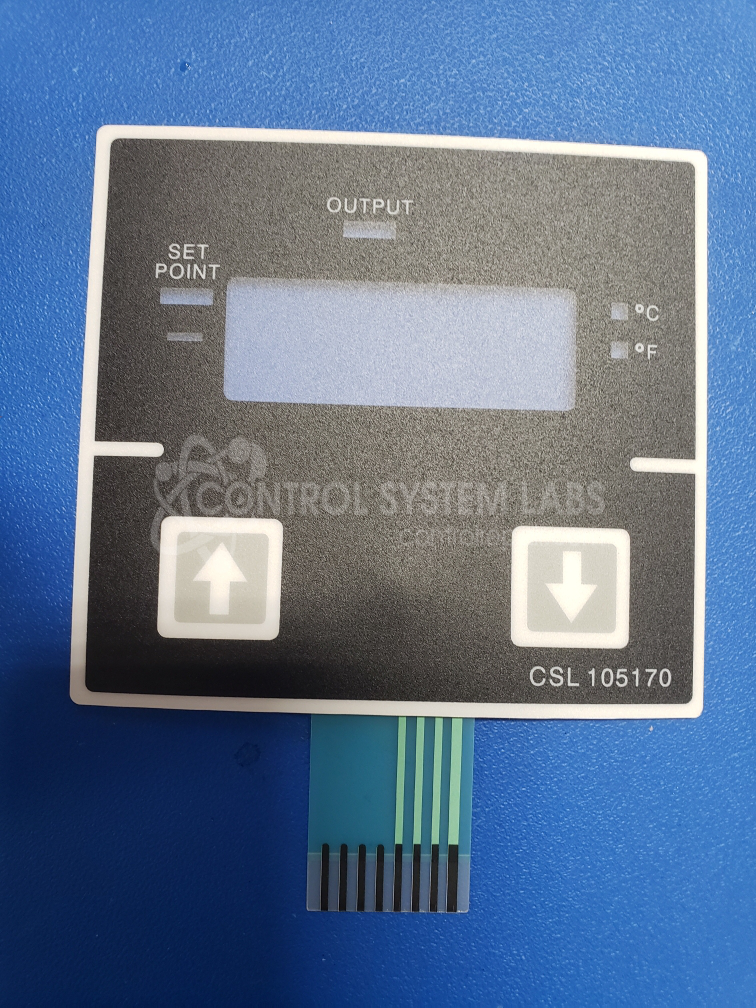 Partlow 1900 Keypad Overlay