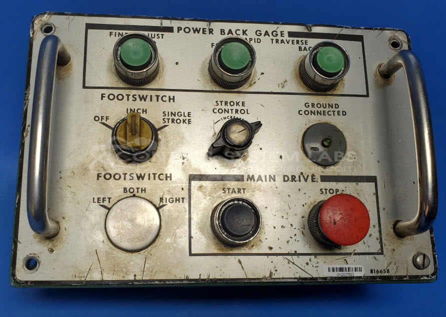 Century Shear Power Back Gage Controller