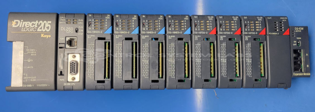 Direct Logic 205 PLC with modules