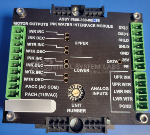 Ink Water Interface Module