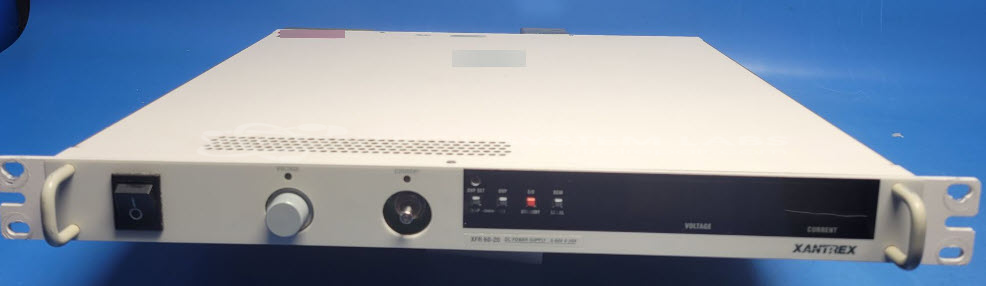 DC Power Supply, 0-60 VDC, 0-20 A