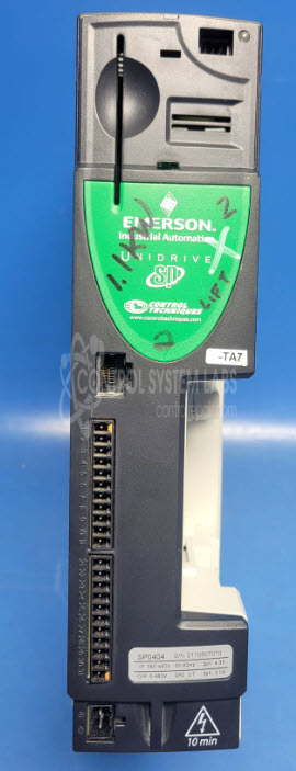 SP Unidrive, 380-480V50-60Hz 3ph 4.3A 1.5hp In, 0-480V 3ph 3.0A out.