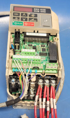 Adjustable Frequency Drive 200-240VAC 5.8A In, 0-240VAC O-400Hz 5.0A Out