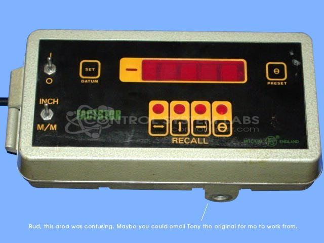 Optidress Digital Readout